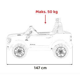 Pojazd RAM 3500 Biały