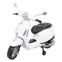 Pojazd Skuter Vespa ROMA Biały motorek dla dziecka