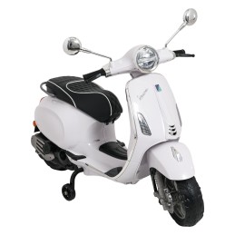 Pojazd Skuter Vespa ROMA Biały motorek dla dziecka