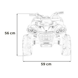 Pojazd Quad Sport TX ATV Czarny