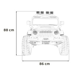 Pojazd Extreme Sport 4x4 Zmienna Wielkość Różowy