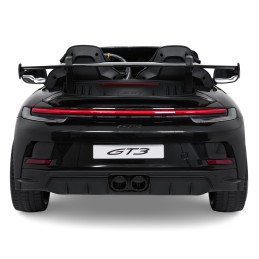 Pojazd Porsche 911 GT3 Czarny, wyścigowy samochód dla dzieci