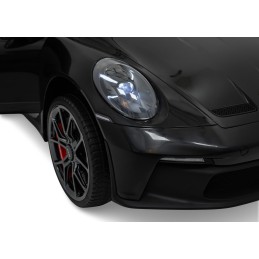 Pojazd Porsche 911 GT3 Czarny, wyścigowy samochód dla dzieci