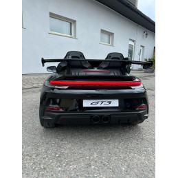 Pojazd Porsche 911 GT3 Czarny, wyścigowy samochód dla dzieci