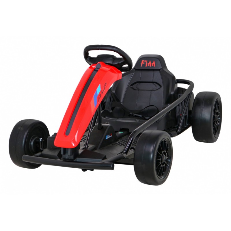 Gokart FX1 Drift Master na akumulator dla dzieci Czerwony + Funkcja Driftu + Koła EVA